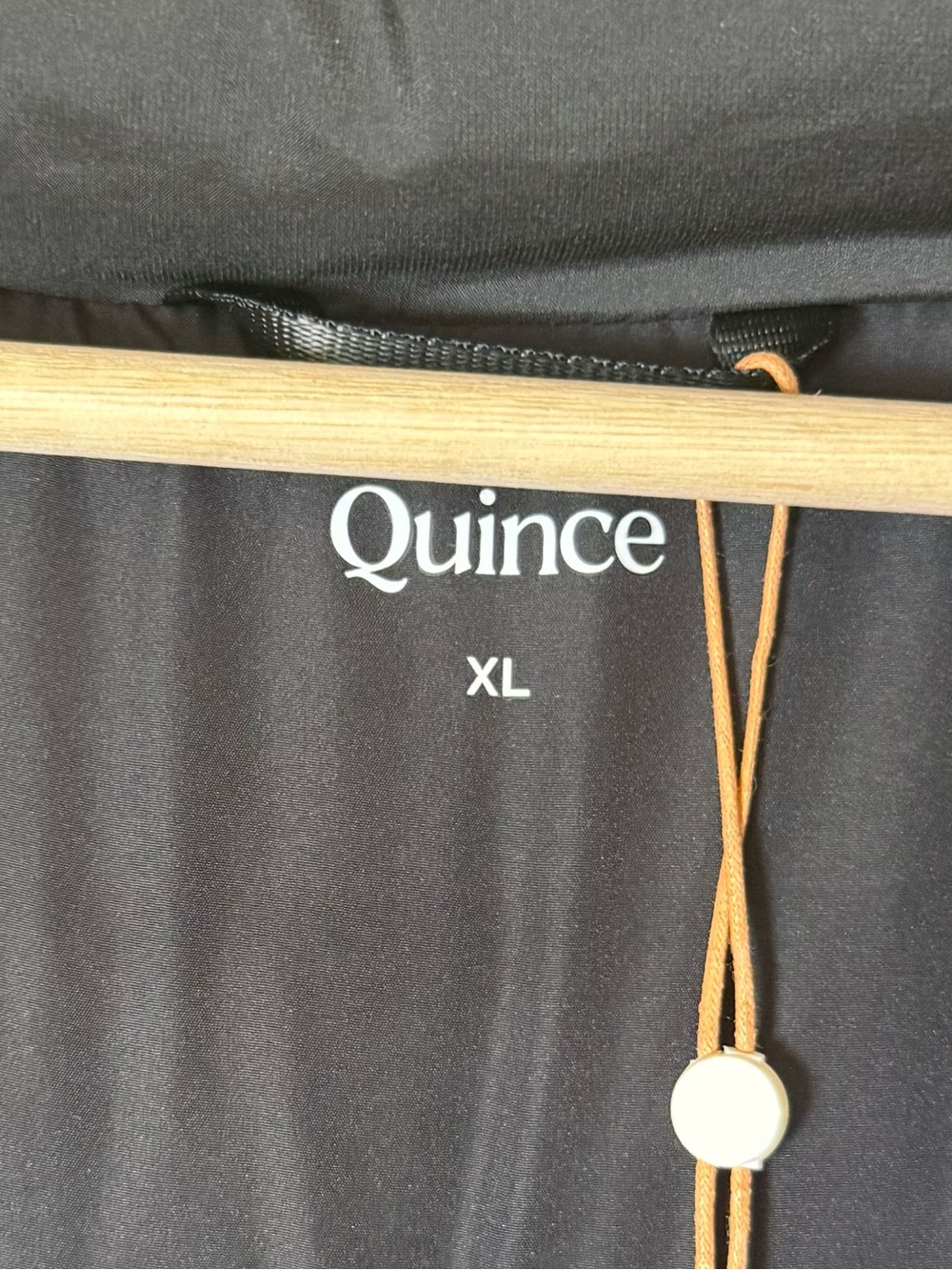 Quince Black Responsible Down Long Puffer Jacket NWT Size XL - Picture 5 of 6